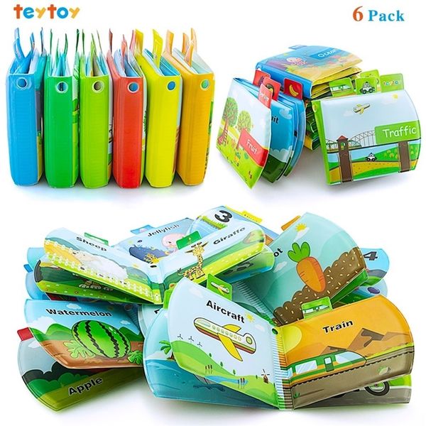 teytoy my first baby bath books, nontoxic fabric soft baby bath shower toys waterproof baby books - pack of 6 lj201019
teytoy my first baby bath books, nontoxic fabric soft baby bath shower toys waterproof baby books - pack of 6 lj201019