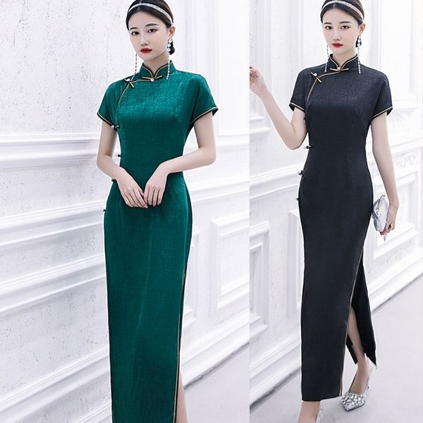 oem0c 2020 skirt etched solid color long new cheongsamdress cheongsamcheongsam iph3 girl improved long style showdaily dress cheongsam iph3y, Black;gray
oem0c 2020 skirt etched solid color long new cheongsamdress cheongsamcheongsam iph3 girl improved long style showdaily dress cheongsam iph3y, Black;gray