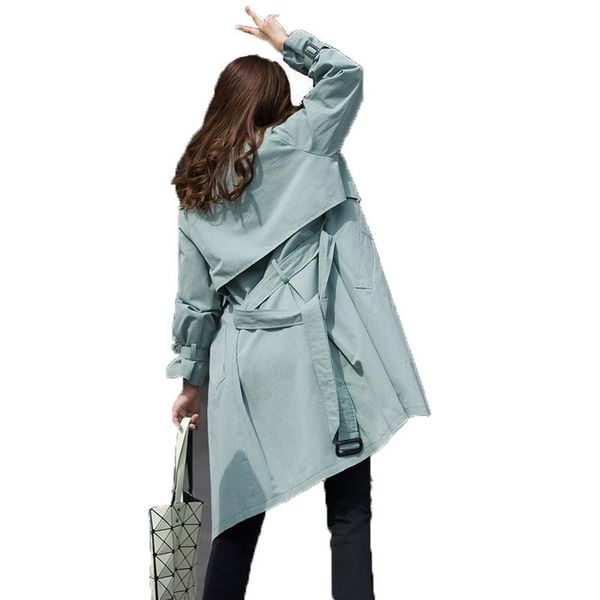 women's trench coats fashion windbreaker female 2021 spring and autumn korean casual chic loose ladies double-breasted long, Tan;black
women's trench coats fashion windbreaker female 2021 spring and autumn korean casual chic loose ladies double-breasted long, Tan;black