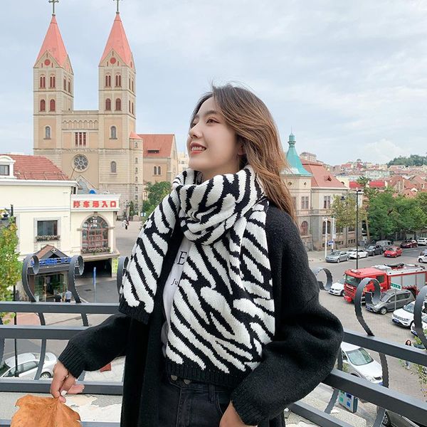 scarves arrival comfortable thick soft cute print scarf warm temperamental fresh knit double side elegant shawl, Blue;gray 
scarves arrival comfortable thick soft cute print scarf warm temperamental fresh knit double side elegant shawl, Blue;gray
