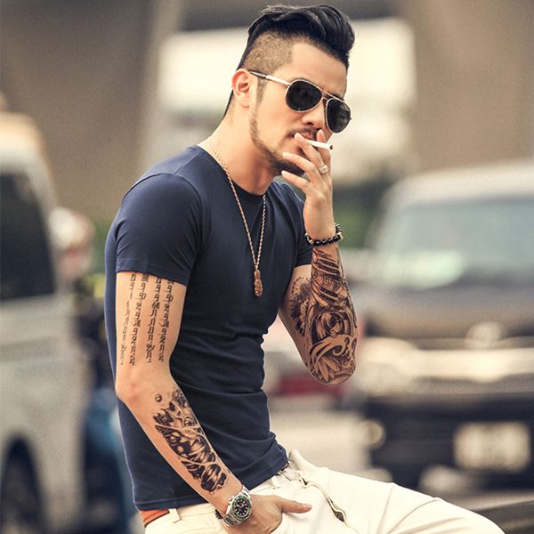 2021 the new male t-shirt lycra cotton regular short o o-rect design shirt of the mark men's clothing comfortable t567 y77j, White;black
2021 the new male t-shirt lycra cotton regular short o o-rect design shirt of the mark men's clothing comfortable t567 y77j, White;black