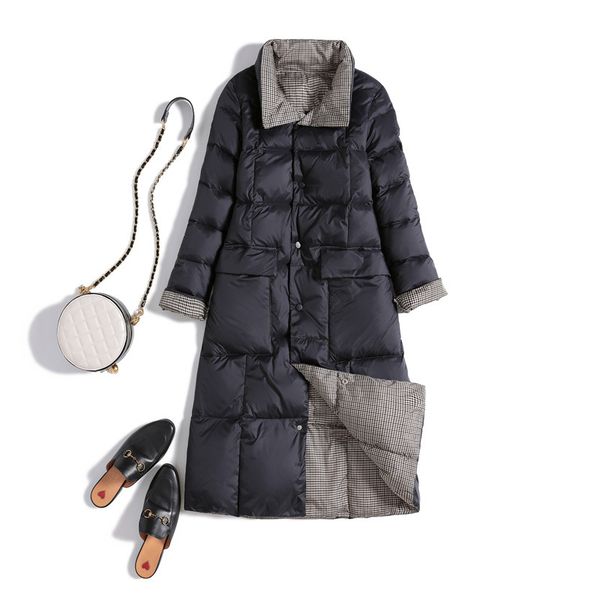 women's double long wool coat, winter, high collar, white duck feather, compact snowflake, outerwea, new in 2020
women's double long wool coat, winter, high collar, white duck feather, compact snowflake, outerwea, new in 2020