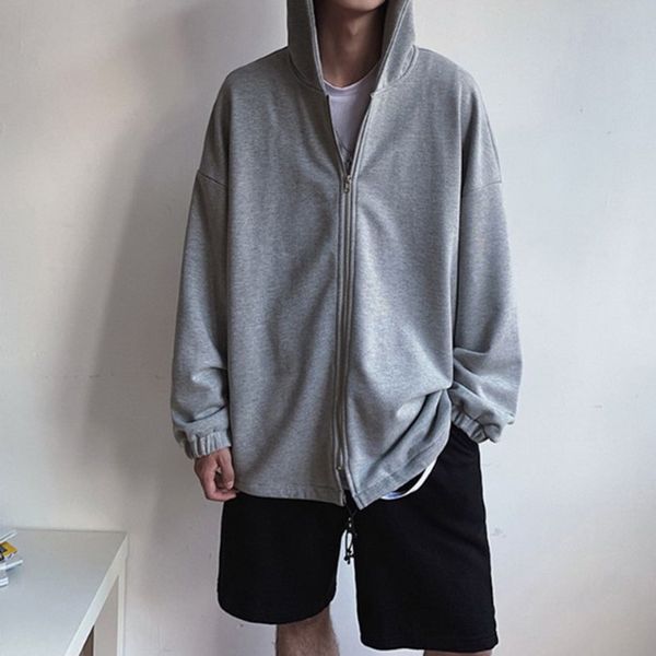 zip up hoodie men sweatershirt japanese streetwear hip loose casual autumn kg-590, Black
zip up hoodie men sweatershirt japanese streetwear hip loose casual autumn kg-590, Black