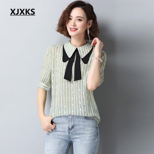 stripped women blouse turn-down collar short sleeve blusas office lady korean fahion loose casual shirts kg-908, White
stripped women blouse turn-down collar short sleeve blusas office lady korean fahion loose casual shirts kg-908, White