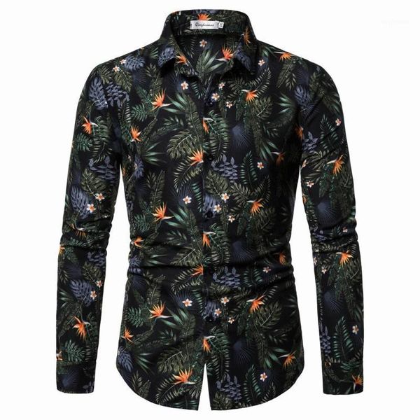men's casual shirts floral hawaiian shirt male summer louse men camisa masculina long sleeve flower men's clothing beach leisure1, White;black
men's casual shirts floral hawaiian shirt male summer louse men camisa masculina long sleeve flower men's clothing beach leisure1, White;black