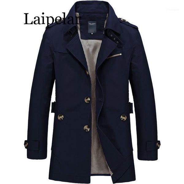 laipelar men jacket coat fashion trench coat new spring brand casual fit overcoat jacket outerwear male1, Black;brown
laipelar men jacket coat fashion trench coat new spring brand casual fit overcoat jacket outerwear male1, Black;brown