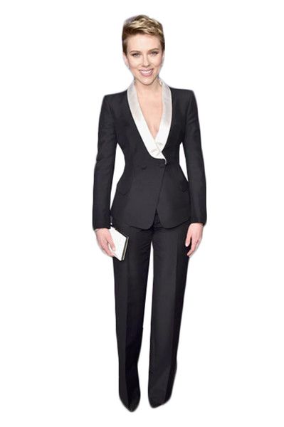 women's two piece pants 2pieces woman suit double breasted streetwear notched collar solid 2021 design party jacket pant female, White
women's two piece pants 2pieces woman suit double breasted streetwear notched collar solid 2021 design party jacket pant female, White