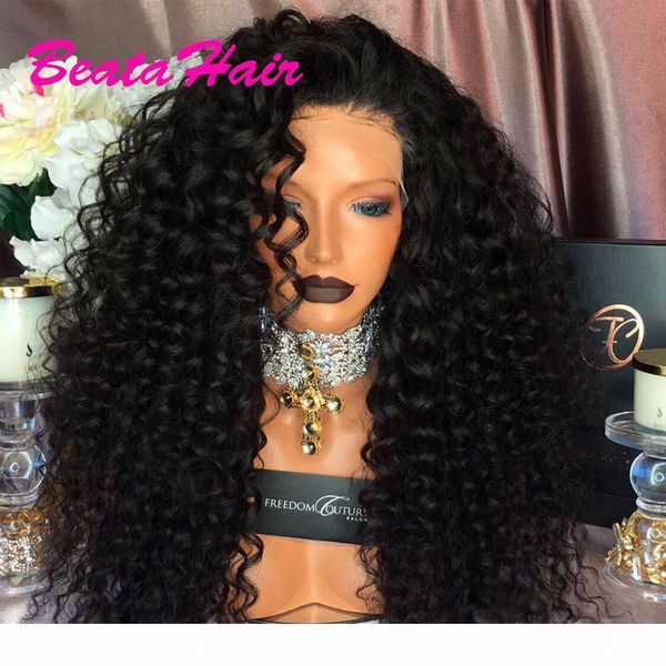 long curly lace wig glueless full lace wigs virgin brazilian deep curly hair lace front human hair wigs for black women, Black;brown
long curly lace wig glueless full lace wigs virgin brazilian deep curly hair lace front human hair wigs for black women, Black;brown