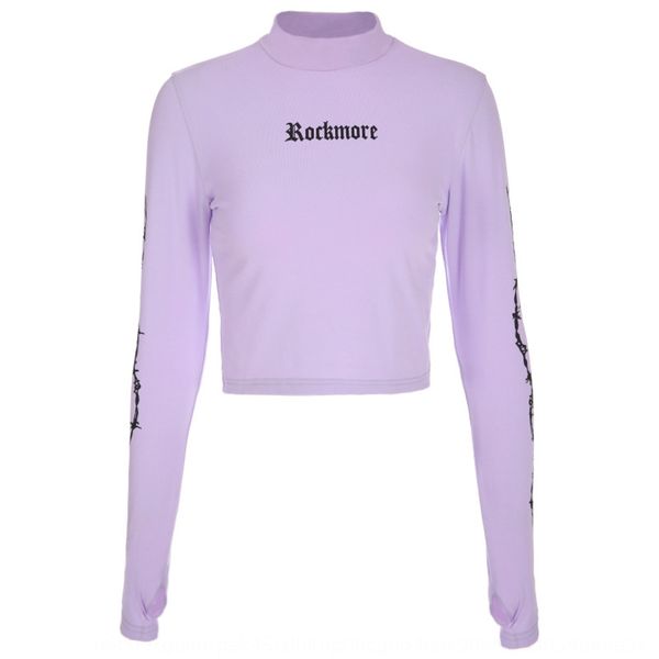new spring and summer 2020 coat t-shirt new high collar women's long sleeve t-shirt d4msq, White
new spring and summer 2020 coat t-shirt new high collar women's long sleeve t-shirt d4msq, White