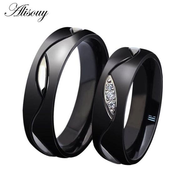wedding rings alisouy size 5-13 black for men women cz couple ring 316l stainless steel engagement jewelry lover, Slivery;golden
wedding rings alisouy size 5-13 black for men women cz couple ring 316l stainless steel engagement jewelry lover, Slivery;golden