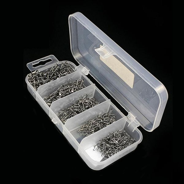 нержавеющая сталь рыбалка поворотной оснастки роллинг поворотного разъем замок шарик подшипник карп рыбалка крючковатые защелки снасти kit j