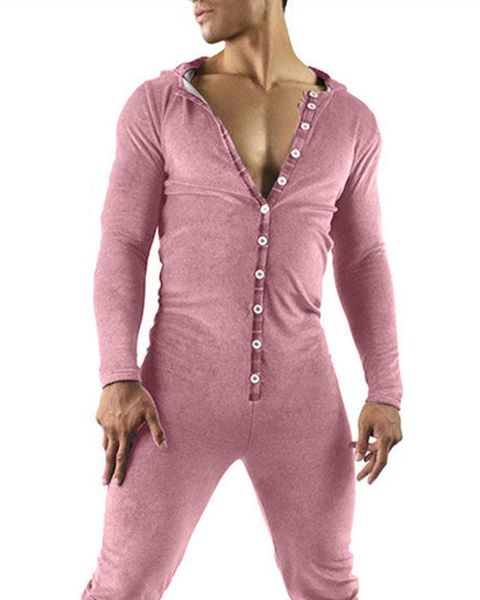 2021 jumpsuit sleepwear patchwork tshirt casual men bodysuit long sleeve hooded button collar long trousers, Black;white
2021 jumpsuit sleepwear patchwork tshirt casual men bodysuit long sleeve hooded button collar long trousers, Black;white