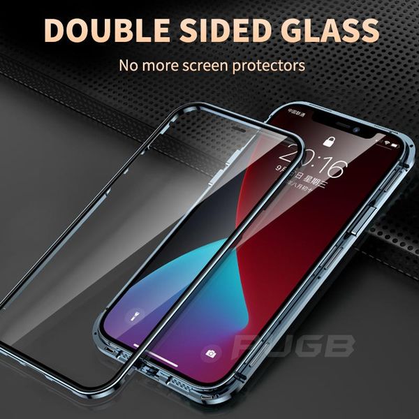 square edge metal bumper double sided glass case for iphone 12 mini pro max luxury magnetic full protective cover h jllssg
square edge metal bumper double sided glass case for iphone 12 mini pro max luxury magnetic full protective cover h jllssg
