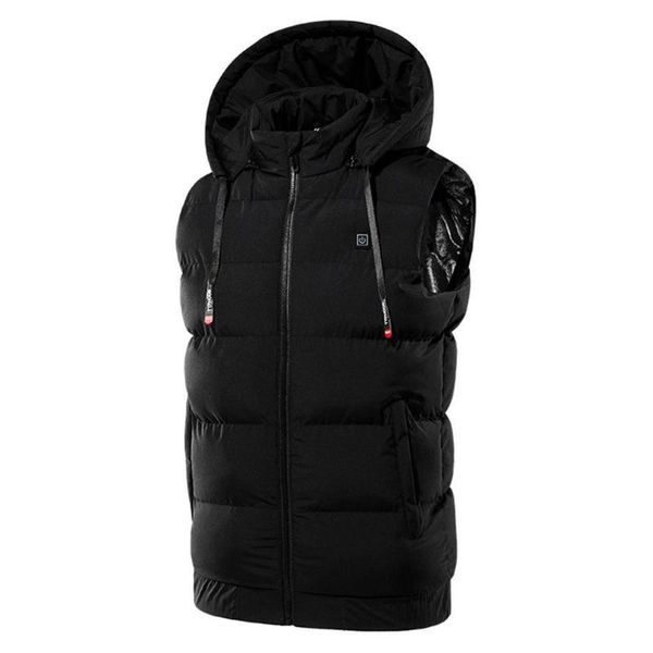 body warmer usb sleeveless hooded electric heated vest heating clothing physiotherapy pad coat winter heated thermal t5r9, Gray;blue
body warmer usb sleeveless hooded electric heated vest heating clothing physiotherapy pad coat winter heated thermal t5r9, Gray;blue