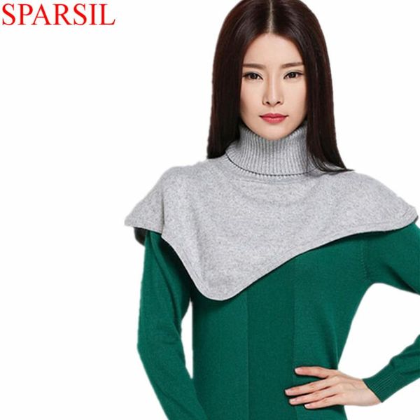 scarves sparsil women winter&autumn turtleneck cashmere blend pullover knitted cape ring solid color warm all-match bufandas c89, Blue;gray
scarves sparsil women winter&autumn turtleneck cashmere blend pullover knitted cape ring solid color warm all-match bufandas c89, Blue;gray