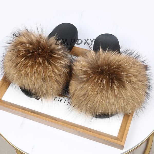 women's winter plush shoes kids/children's real fox fur slides ladies raccoon fur slippers indoor furry flip flops girls sandals #, Black
women's winter plush shoes kids/children's real fox fur slides ladies raccoon fur slippers indoor furry flip flops girls sandals #, Black