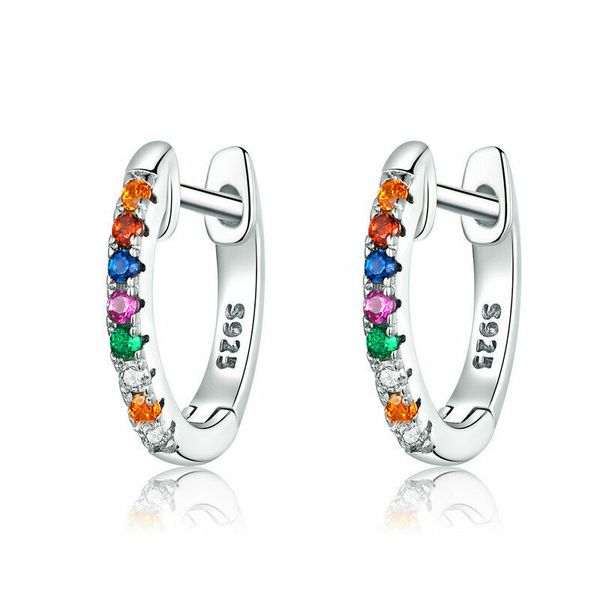 fashion european 925 sterling silver colorful zircon hoop earrings huggie for women selling, Golden;silver
fashion european 925 sterling silver colorful zircon hoop earrings huggie for women selling, Golden;silver