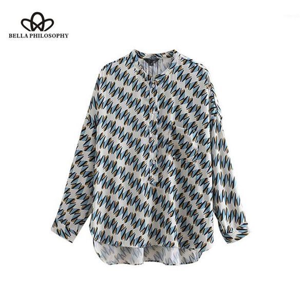 hstar bella philosphy women vintage geometric pattern blouse pocket long sleeve pleated shirts ladies fashion chic blusas1, White
hstar bella philosphy women vintage geometric pattern blouse pocket long sleeve pleated shirts ladies fashion chic blusas1, White