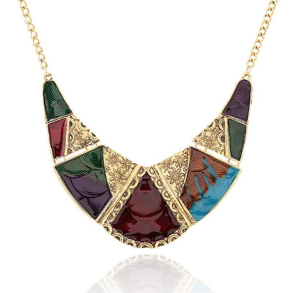 bohemia vintage necklace women 2020 fashion alloy carved flowers enamel choker necklace jewellery collier femme, Golden;silver
bohemia vintage necklace women 2020 fashion alloy carved flowers enamel choker necklace jewellery collier femme, Golden;silver