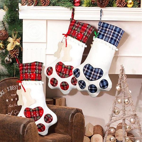 dog paw bone stockings shape plaid hanging stocks christmas pendant decoration gift candy bag hha1578 n7gr
dog paw bone stockings shape plaid hanging stocks christmas pendant decoration gift candy bag hha1578 n7gr