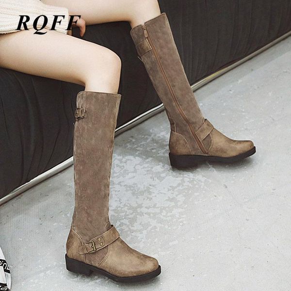 khaki new autumn winter knee-high boots women plus big size boot fashion med block heel shoes woman old pu black platform buckle
khaki new autumn winter knee-high boots women plus big size boot fashion med block heel shoes woman old pu black platform buckle