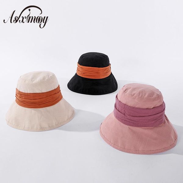 wide brim hats fashion bucket hat women elegant basin chapeau ladies fisherman caps femme foldable spring summer sun panama cap, Blue;gray
wide brim hats fashion bucket hat women elegant basin chapeau ladies fisherman caps femme foldable spring summer sun panama cap, Blue;gray