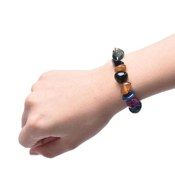 natural quartz crystal stone chip beads bracelet stretch beaded bracelets for women men jewelry, Black
natural quartz crystal stone chip beads bracelet stretch beaded bracelets for women men jewelry, Black