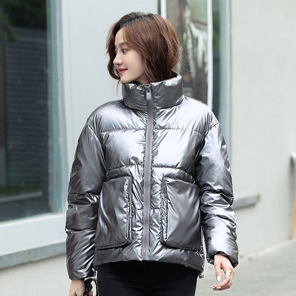 winter women parkas jackets fashion short glossy down cotton coats big pocket shiny warm thick parkas female cold outwear 1014, Black
winter women parkas jackets fashion short glossy down cotton coats big pocket shiny warm thick parkas female cold outwear 1014, Black