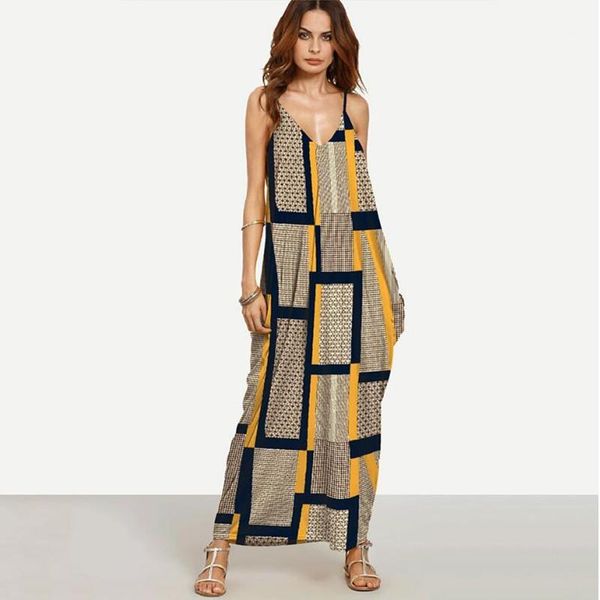 wipu elegant long maxi dress summer 2020 women boho deep v neck sleeveless loose dresses beach wear sundress vestido1, Black;gray
wipu elegant long maxi dress summer 2020 women boho deep v neck sleeveless loose dresses beach wear sundress vestido1, Black;gray