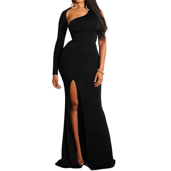 2020 night maxi long dress women elegant slim bodycon floor length dress lady backless party dress female one shoulder dresses, Black;gray
2020 night maxi long dress women elegant slim bodycon floor length dress lady backless party dress female one shoulder dresses, Black;gray