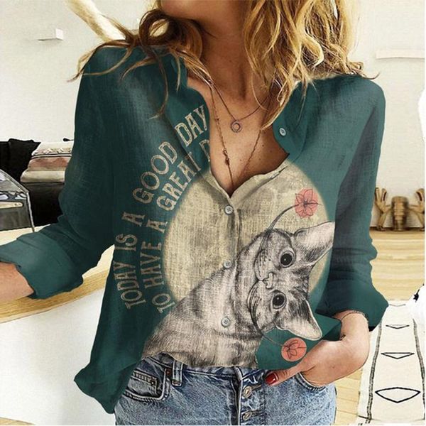 harajuku shirts for women long sleeve turn-down collar cat printing casual blouse plus size clothing blusas mujer de moda1, White
harajuku shirts for women long sleeve turn-down collar cat printing casual blouse plus size clothing blusas mujer de moda1, White