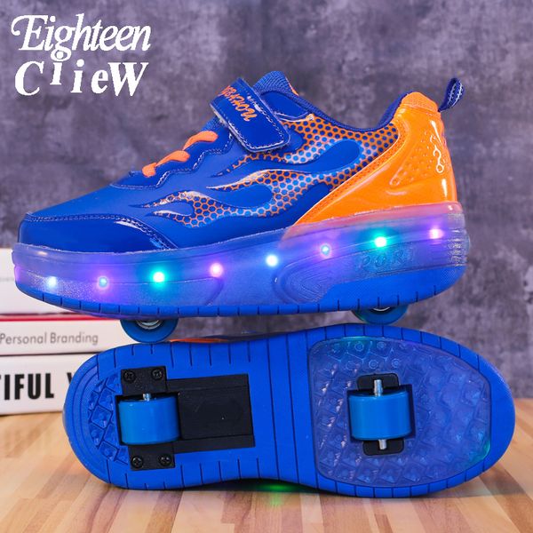 2020 new arrival luminous with wheels light up shoes for kids glwoing sneakers bambas con ruedas, Black;red
2020 new arrival luminous with wheels light up shoes for kids glwoing sneakers bambas con ruedas, Black;red