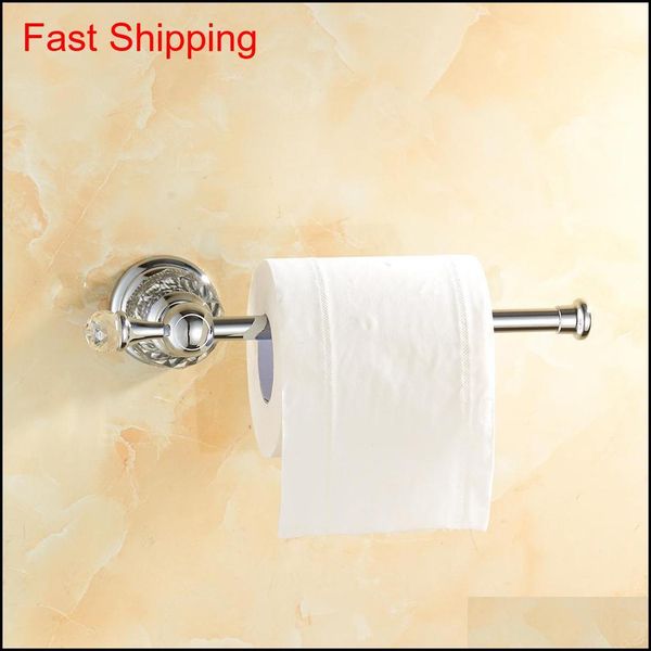 gold polished toilet paper holder solid brass bathroom roll paper accessory wall mount crystal toilet tissu qylmgx dh_seller2010
gold polished toilet paper holder solid brass bathroom roll paper accessory wall mount crystal toilet tissu qylmgx dh_seller2010