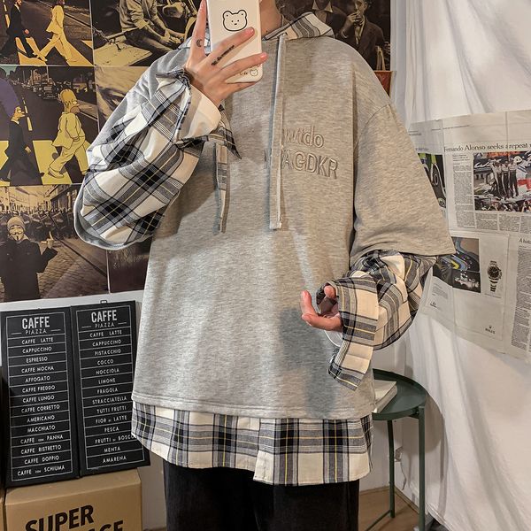 new japan style casual o-neck 2021 spring autumn hoodie sweatshirt men's thick fleece hip hop skateboard streetwear clothes lc50, Black
new japan style casual o-neck 2021 spring autumn hoodie sweatshirt men's thick fleece hip hop skateboard streetwear clothes lc50, Black