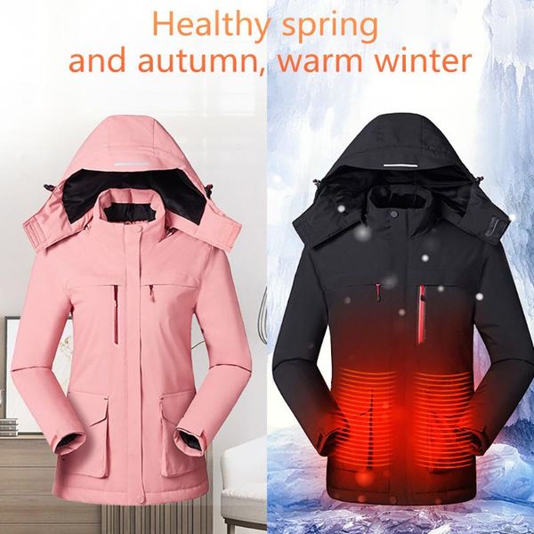 outdoor t-shirts 3 areas heated vest jacket usb women's winter electrically sleeveless coat sports ski waistcoat hiking jackets, Gray;blue
outdoor t-shirts 3 areas heated vest jacket usb women's winter electrically sleeveless coat sports ski waistcoat hiking jackets, Gray;blue