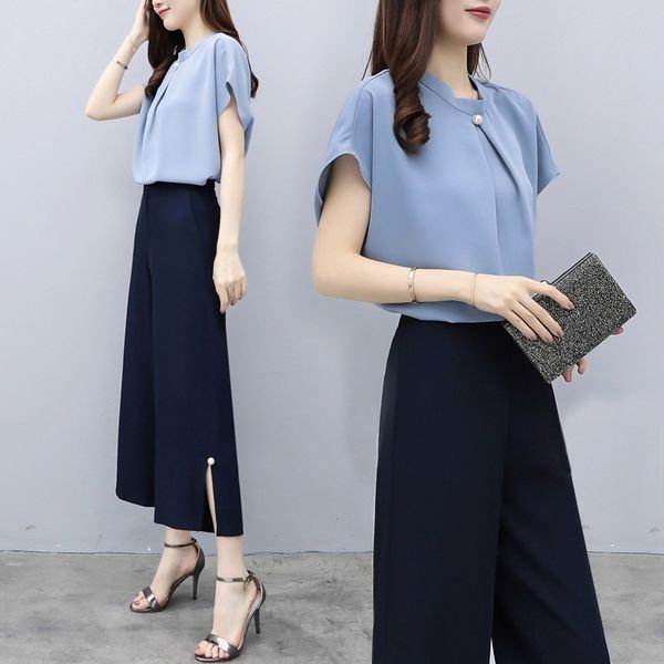 ccfze hepburn suit women's summer 2020 new summer pants two piece pantspants pantsleg wide wide leg chiffon korean fashion light matu, Gray
ccfze hepburn suit women's summer 2020 new summer pants two piece pantspants pantsleg wide wide leg chiffon korean fashion light matu, Gray