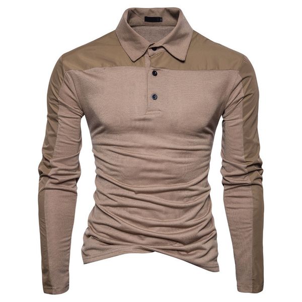 brand autumn and winter men's leisure t-shirt long sleeve shirts for male lapel stitching tshirt kg-358, White;black
brand autumn and winter men's leisure t-shirt long sleeve shirts for male lapel stitching tshirt kg-358, White;black