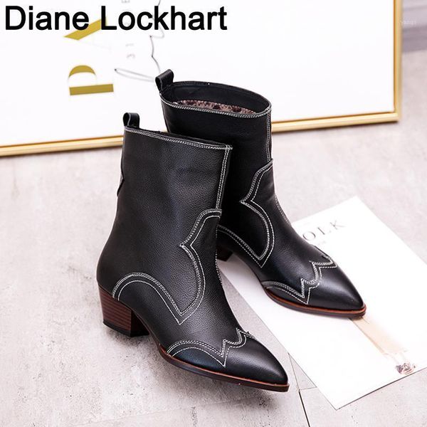 boots ins retro women pointed toe low heels booties woman autumn winter short boot ladies mid-calf western female1, Black
boots ins retro women pointed toe low heels booties woman autumn winter short boot ladies mid-calf western female1, Black