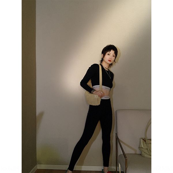 designer women's fashion clothes yoga clothesstreet fashion rubber letter ultra short nine point sleeve knitted yoga suit rx0hn, Gray
designer women's fashion clothes yoga clothesstreet fashion rubber letter ultra short nine point sleeve knitted yoga suit rx0hn, Gray