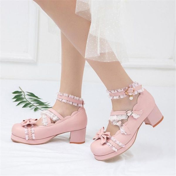 dress shoes pxelena kawaii lolita princess mary janes ruffles cross strap bowtie chunky med heels pumps women cosplay uniform college, Black
dress shoes pxelena kawaii lolita princess mary janes ruffles cross strap bowtie chunky med heels pumps women cosplay uniform college, Black
