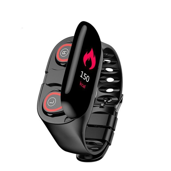 sports color screen smart watch bracelet dual bluetooth headset two in one m1
sports color screen smart watch bracelet dual bluetooth headset two in one m1