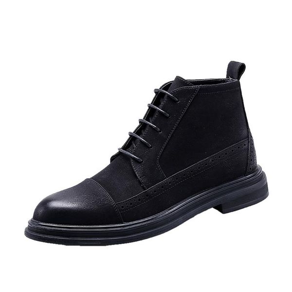 spring autumn fashion ankle boots men high help casual leather shoes men pointed martin shoes black vintage classic
spring autumn fashion ankle boots men high help casual leather shoes men pointed martin shoes black vintage classic