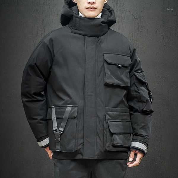 men's down & parkas winter jacket men warm thick parka fashion solid color casual multi-pocket tooling street wild loose cotton coat1, Black
men's down & parkas winter jacket men warm thick parka fashion solid color casual multi-pocket tooling street wild loose cotton coat1, Black