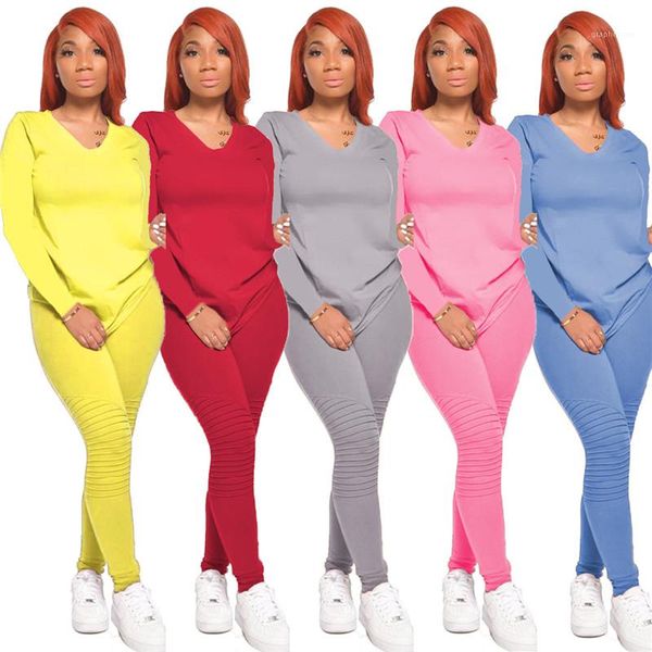 designer tracksuits fashion long sleeve long stacked pants womens 2pcs sets casual females clothing solid color womens, Gray
designer tracksuits fashion long sleeve long stacked pants womens 2pcs sets casual females clothing solid color womens, Gray