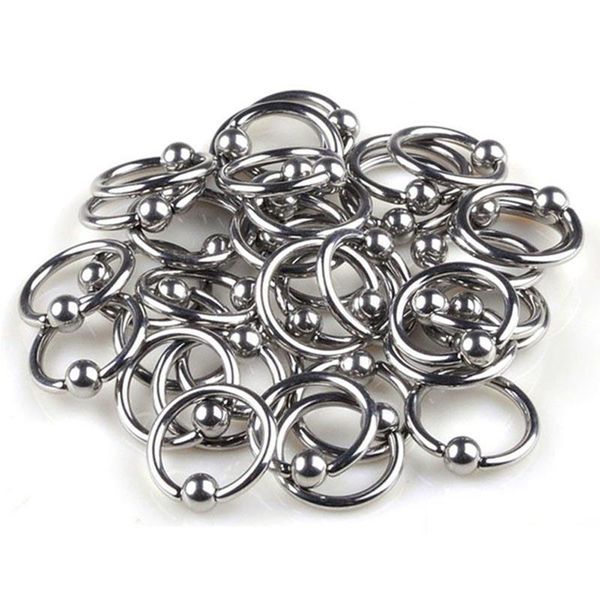 10pcs 316l surgical steel circular ball eyebrow nose lip tragus nipple bar ring ball piercing nose hoop q sqccwn, Silver
10pcs 316l surgical steel circular ball eyebrow nose lip tragus nipple bar ring ball piercing nose hoop q sqccwn, Silver