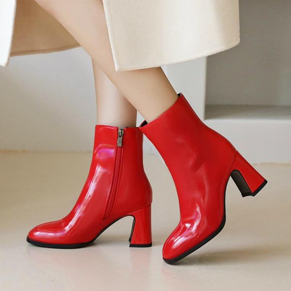 fashion ankle boots for women square toe fashion women's short shoes warm winter boots zipper comfortable lady shoes large size, Black
fashion ankle boots for women square toe fashion women's short shoes warm winter boots zipper comfortable lady shoes large size, Black