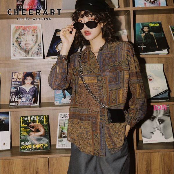 cheerart vintage blouse fall women long sleeve button up collar shirt print designer ethnic blouse vintage clothing 201126, White
cheerart vintage blouse fall women long sleeve button up collar shirt print designer ethnic blouse vintage clothing 201126, White