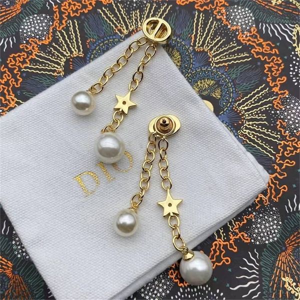 85% off factory clearance new tassel pearl earrings female silver needle star pearl earrings high version, Golden
85% off factory clearance new tassel pearl earrings female silver needle star pearl earrings high version, Golden