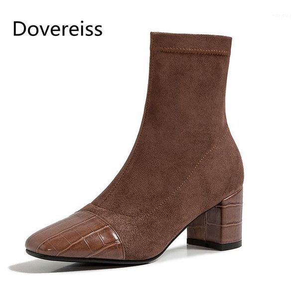 dovereiss fashion women's shoes winte elegant pure color brown concise mature slip on short boots square toe big size 31 431, Black
dovereiss fashion women's shoes winte elegant pure color brown concise mature slip on short boots square toe big size 31 431, Black