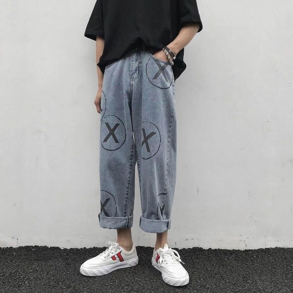 women fashionable breech breeches high waist clothes wide leg denim blue streetwear vintage ankle harajuku pants length cfsn, Black;white
women fashionable breech breeches high waist clothes wide leg denim blue streetwear vintage ankle harajuku pants length cfsn, Black;white